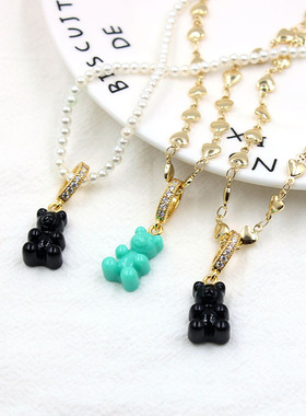 GD权志龙同款彩色软糖吊坠项链