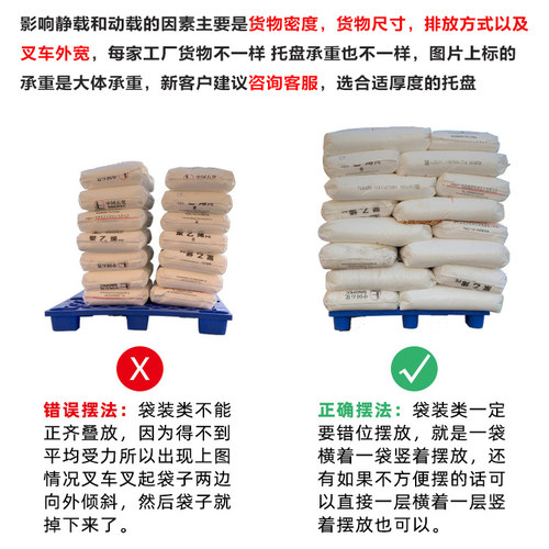 塑料托盘叉车仓库工业垫板防潮卡板货物栈板货架垫仓拖盘地堆托板 - 图2