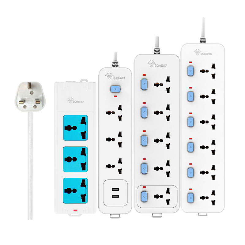 公牛英标插排香港版排插国际通用英式拖板插座港用英规转换插头