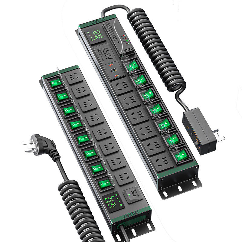 德木弹簧线插排升降桌夹桌插座电竞桌面pdu多功能排插桌搭插线板,淘宝优惠券,粉丝福利购,淘宝优惠卷