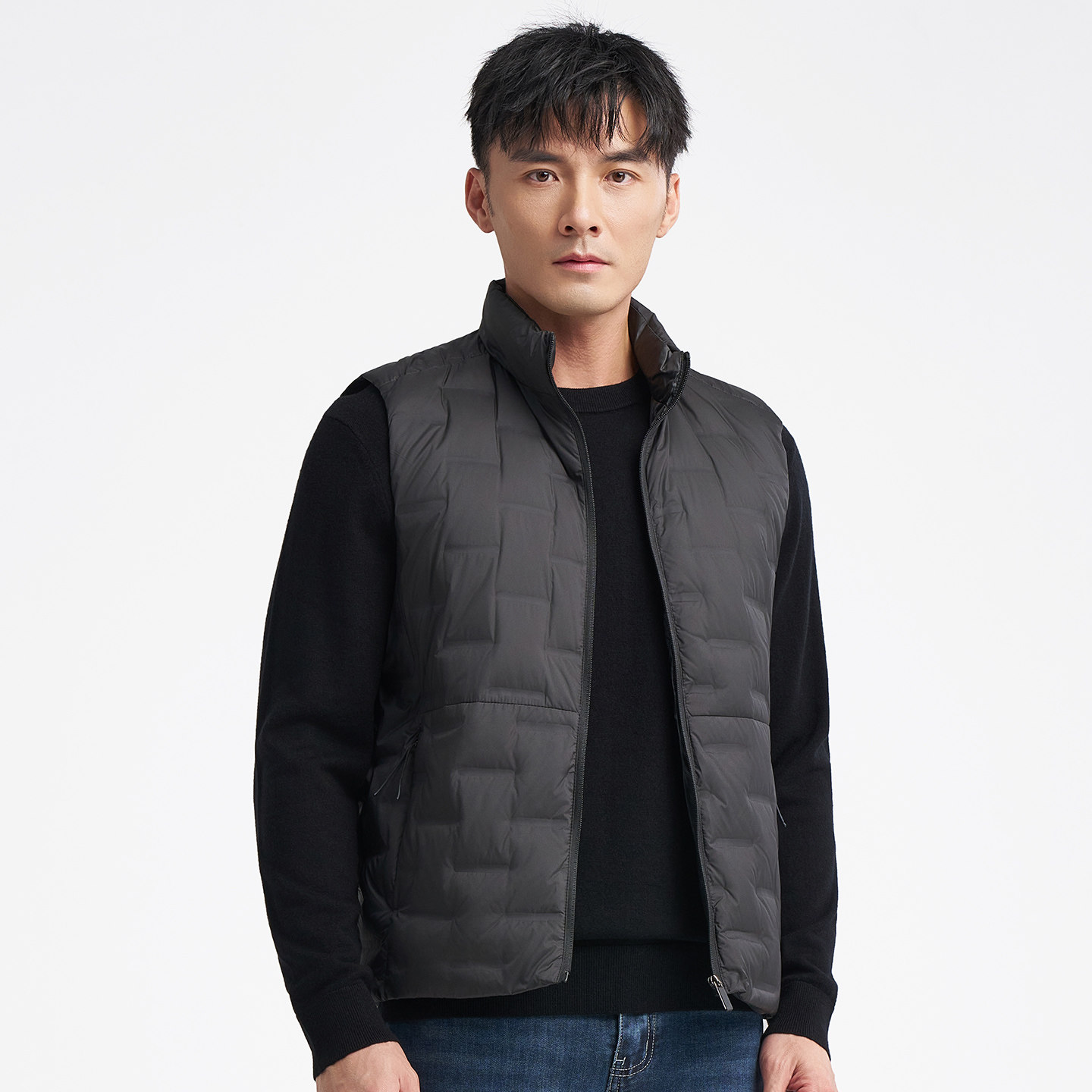 才子男装立领羽绒马甲男2025冬季新款轻便保暖休闲背心外套,淘宝优惠券,粉丝福利购,淘宝优惠卷