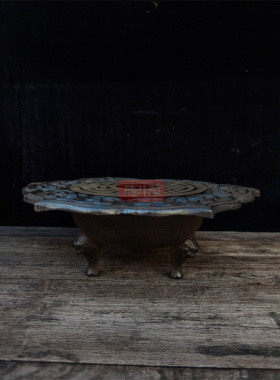 铸铁材质火盆取暖热水煮茶烧烤复古怀旧工艺雅居茶室户外实用收藏