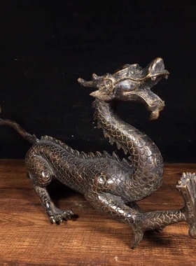 黄铜青龙白虎朱雀玄武财神怀旧