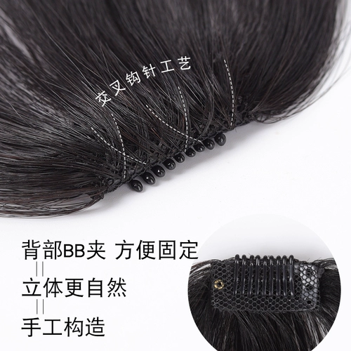 Челка изготовленная из настоящих волос, парик, невидимые комиксы, популярно в интернете