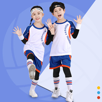 Childrens volleyball clothes girlsfour sets of autumn and winter students training to serve boysconserved boys conserved class uniforms