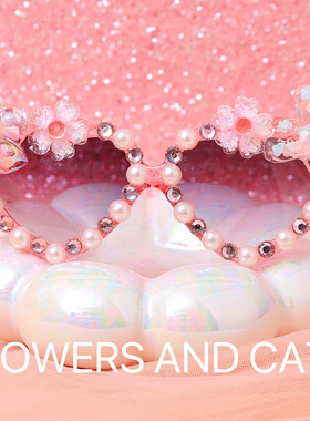 夏季砂糖樱桃水果太阳镜女童公主