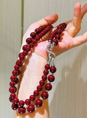 秋冬高品质高光安可拉红双层设计