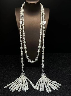 -珍珠母贝新款中古法式施项链