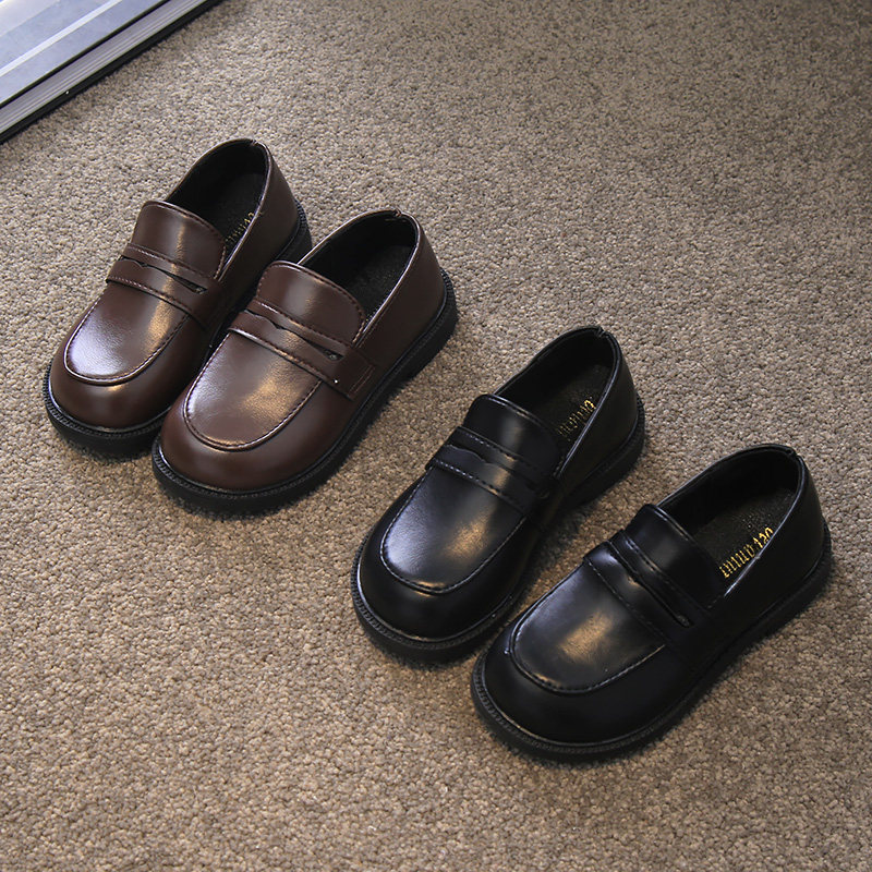 2026春秋季新款儿童小皮鞋女童英伦风公主鞋乐福鞋男童鞋子黑色鞋,淘宝优惠券,粉丝福利购,淘宝优惠卷