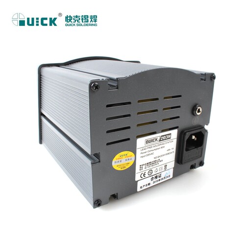 QUICK快克203H数显无铅高频205电焊台90W大功率恒温烙铁204H/303D - 图2