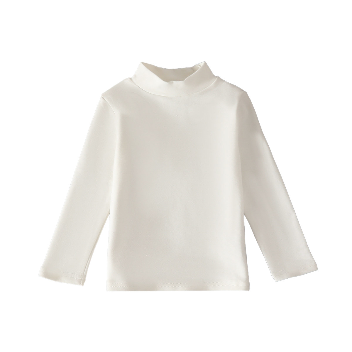 儿童打底衫秋冬款宝宝女童半高领长袖男童纯色加厚保暖T恤衫上衣,淘宝优惠券,粉丝福利购,淘宝优惠卷