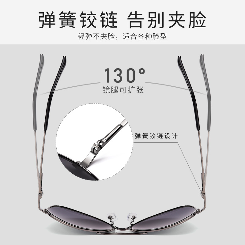 佐野一郎眼镜旗舰店新款偏光太阳眼镜女近视墨镜男士潮飞行员蛤蟆镜开车司机专用0