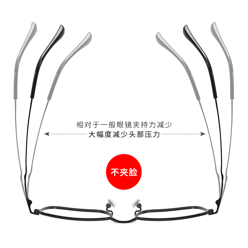 佐野一郎眼镜旗舰店超轻纯钛舒适大框大脸近视眼镜女网红款可配有度数眼睛架男韩版潮2