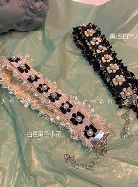 夏涩谷街头和风日式小花珠珠项链