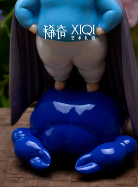 稀奇艺术客厅卡通摆件玻璃钢礼物