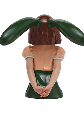 稀奇看到青橄榄可爱风礼盒装雕塑