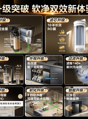 美的软净一体机软净双效软水大师