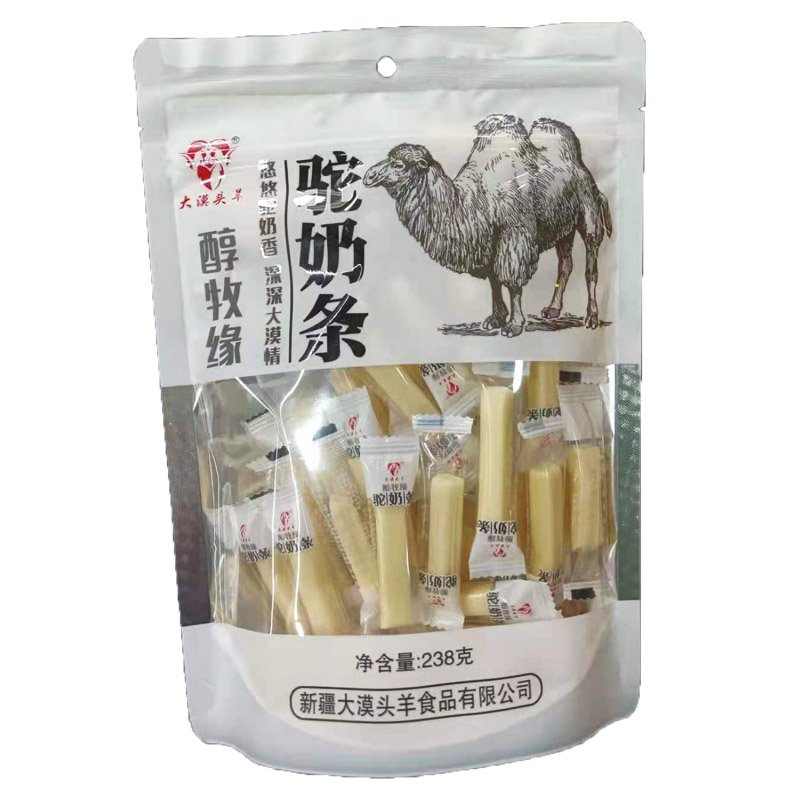 驼奶条正宗新疆奶制品奶片羊奶条驼奶条奶酪零食特产-图0