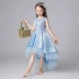 Trẻ em công chúa váy phồng sợi cô gái sinh nhật buổi tối ăn mặc nhỏ chủ hoa cô gái trang phục piano khoe chương trình - Váy trẻ em