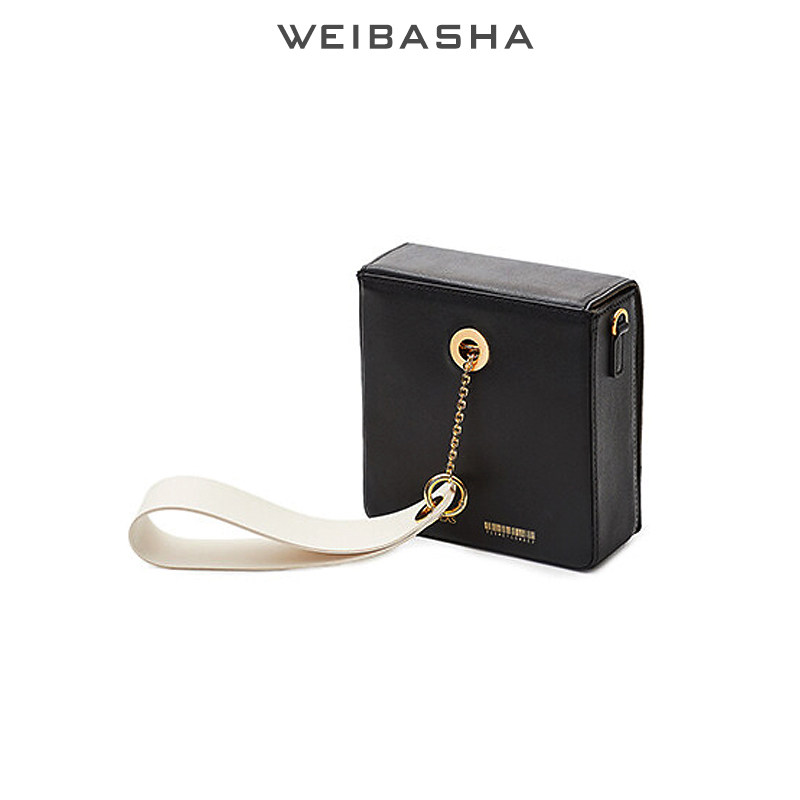 新款2019夏女士链条包ins真皮包包 微芭莎女士包袋