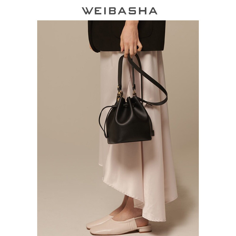 微芭莎2020新款潮链条包真皮包包 微芭莎女士包袋