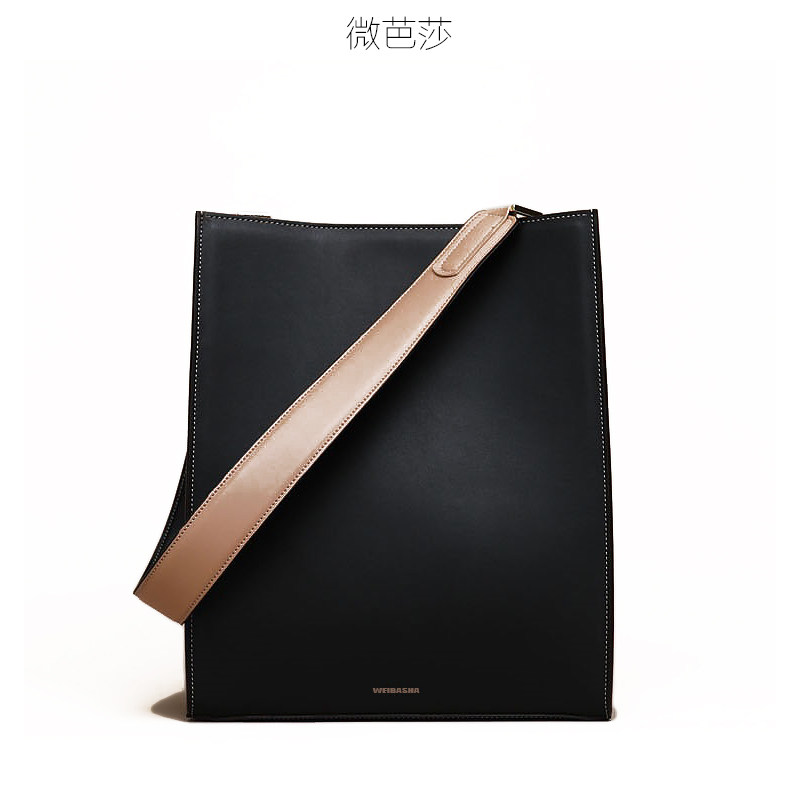 小众真皮包包2020新款潮百搭斜挎包 微芭莎女士包袋