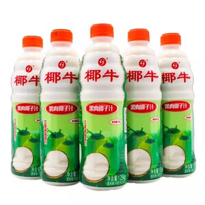 椰牛果肉椰子汁饮品1.25L X6瓶装整箱海南椰奶植物果味饮料包邮