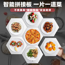 Warm Cutting Board Multifunction Home Splicing Hot Milk Themed thermostatic table cushion table Dish Cushion Hot Cutting Board Insulation