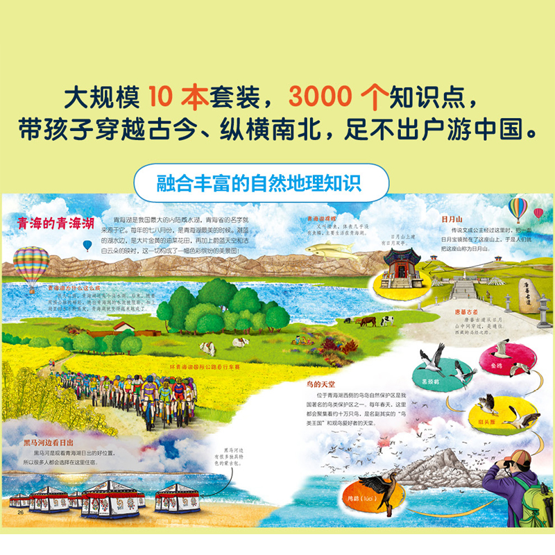 幼儿趣味中国国家地理绘本全10册3 5 9 12岁儿童读物 幼儿趣味中国国家地理绘本全10册3 5 9 12岁儿童读物
