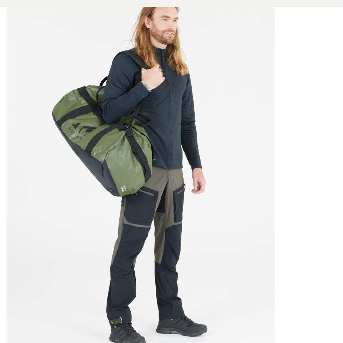Outdoor waterproof and wear-resistant 60L pannier bag