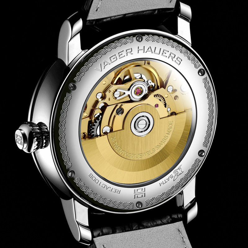 维杰豪兹专利正品男士超薄全机械表 维杰豪兹国产腕表