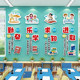 Inspirational text wall layout decoration 3D three-dimensional wall stickers