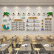 Junior high school scholarly class school Chinese style classroom layout decoration cultural wall reading convention inspirational cultural wall
