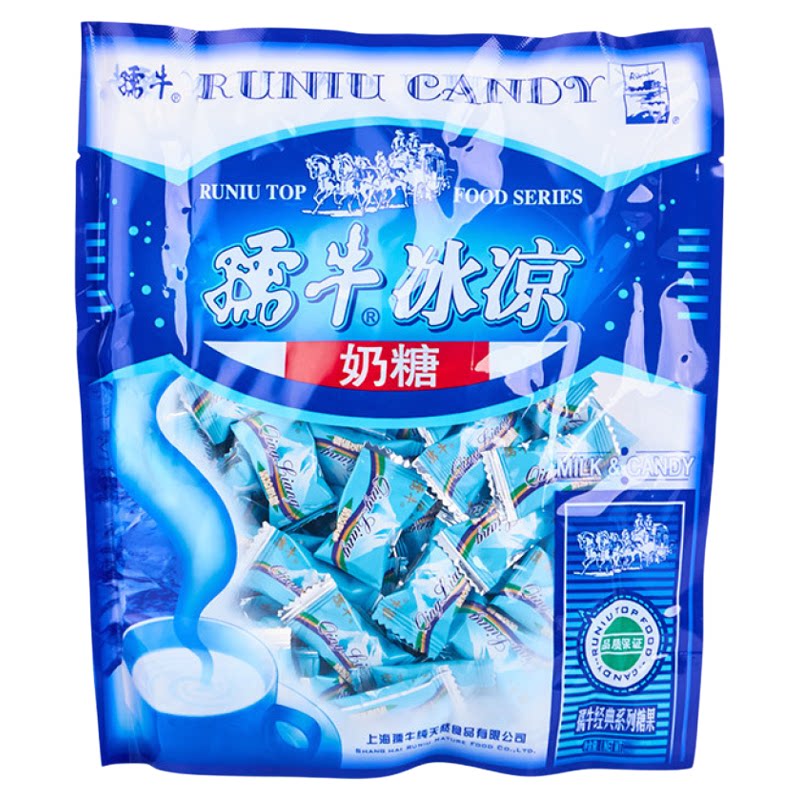 孺牛奶糖绿茶红茶鲜乳巧克力薄荷味8090怀旧糖果休闲零食招待喜糖