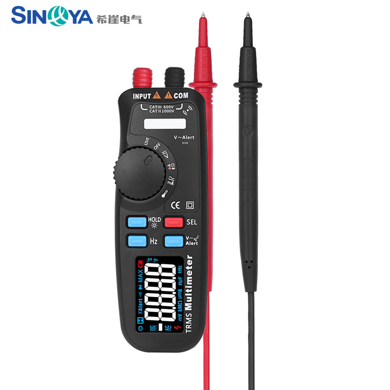 希崖w-01小型彩屏数字 希崖电工万用表
