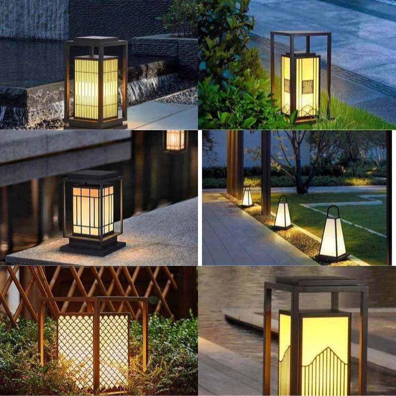 LED草坪灯防水方形景观灯庭院灯花园灯中式铁艺装饰柱头大门围墙,淘宝优惠券,粉丝福利购,淘宝优惠卷