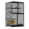 Bolded full-tube cat cage reinforces the platform large space