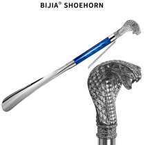 BijIA Long Handle Home Lift Shoes Silver Snake Shoes Plucking Gentleman Shoes Lazy wearing shoes Joe Relocating Gift Shoes Draw