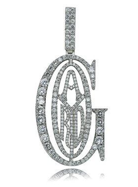 ICED饰品Goyard项链马思唯Tyga同款欧美嘻哈hiphop吊坠配项链