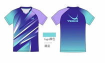 Kirkia Sakaka 2023 New table tennis clothes short sleeves breathable quick dry men and women universal Asaka short sleeves