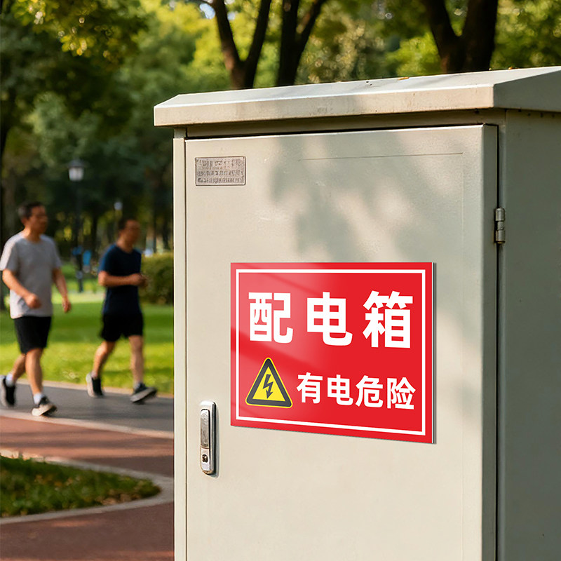 建筑工地注意安全警示标识牌配电房生产消防有电危险警告标志贴纸,淘宝优惠券,粉丝福利购,淘宝优惠卷