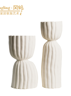 现代简约黑白手绘陶瓷客厅