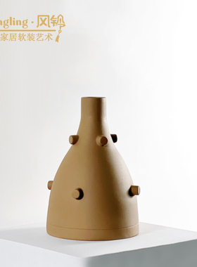 现代航天火箭几何帽子摆件样板间儿童房书桌摆设软装装饰品