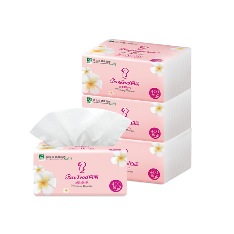  百丽洗护抽纸