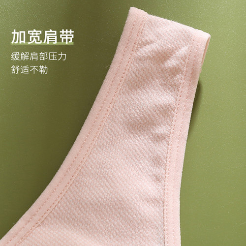 胖女孩内衣发育期初中生高中学生背心式胖妹女童加肥加大码文胸罩 - 图3
