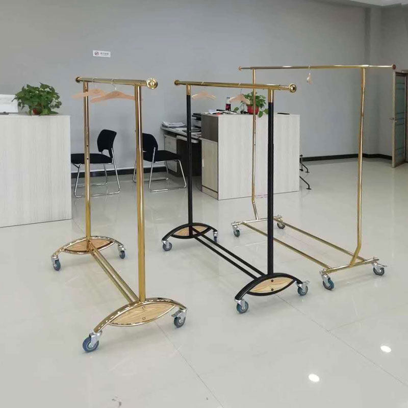 服装店衣架展示架伸缩折叠单杠龙门架单杠落地式架子中岛架带轮子,淘宝优惠券,粉丝福利购,淘宝优惠卷