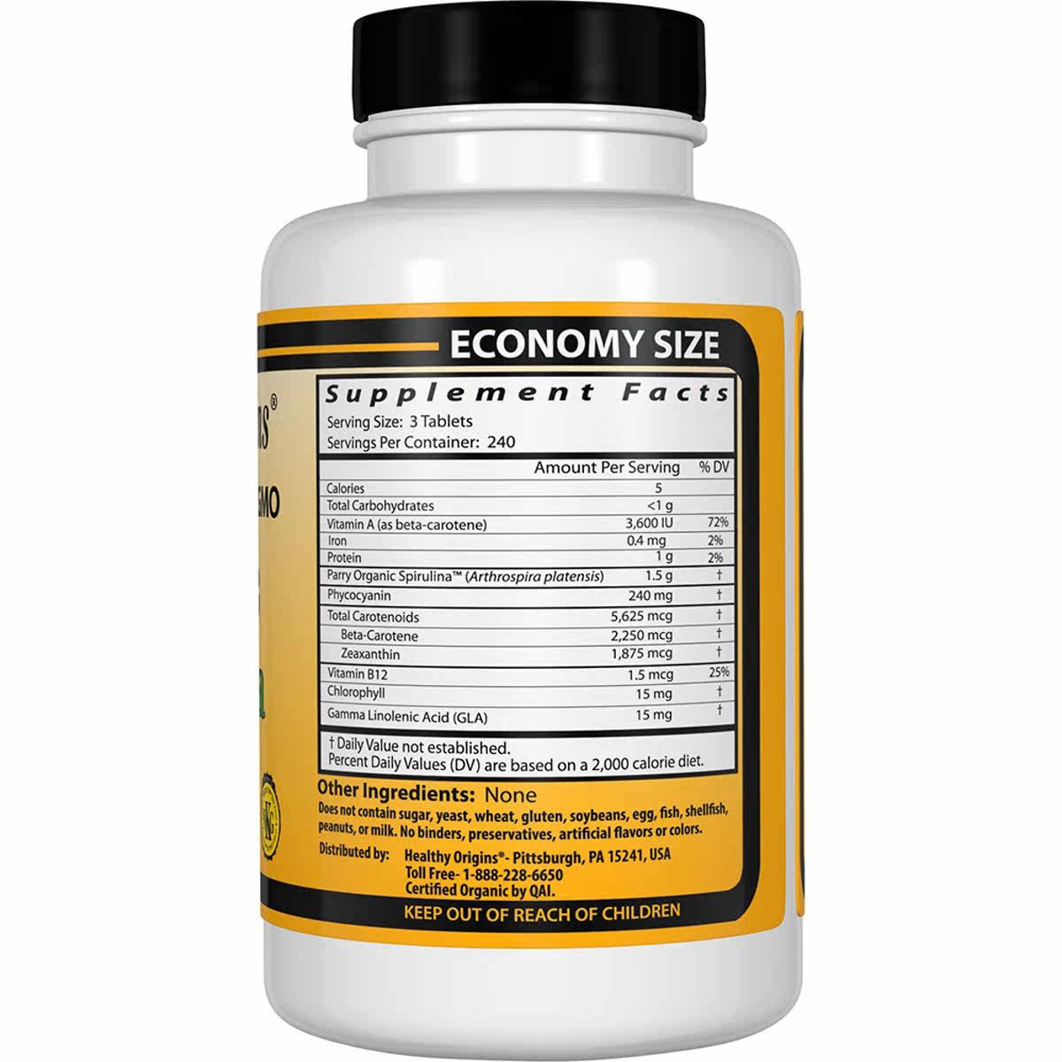 healthy origins-500毫克。(s) LuckyVitamin海外其他膳食营养补充剂