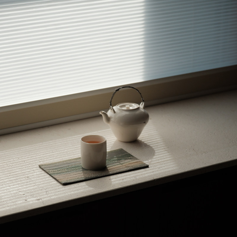 淡水間丨「织物」春光茶席 玄色壶垫 限量防烫防刮 保护垫隔热,淘宝优惠券,粉丝福利购,淘宝优惠卷