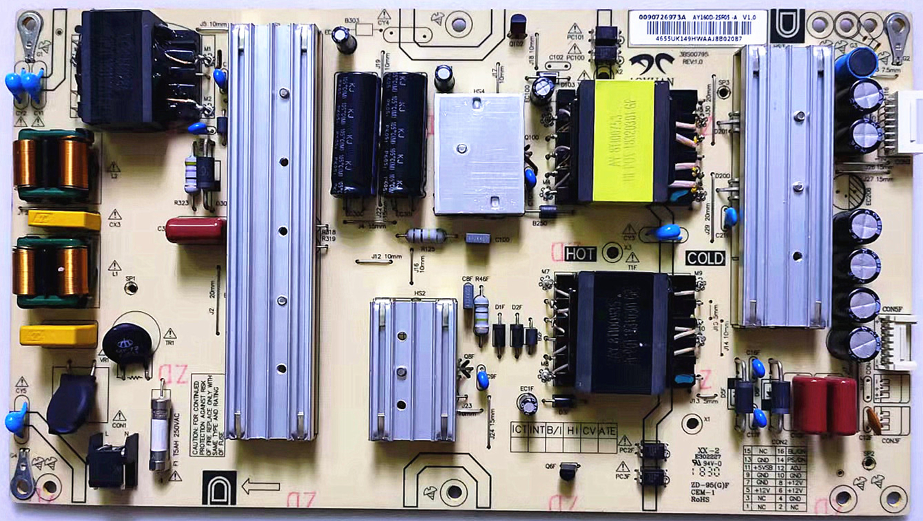 原装 海尔LS55AL88U88 U55H3电源板AY160D-2SF05 0090726973A现货 - 图3