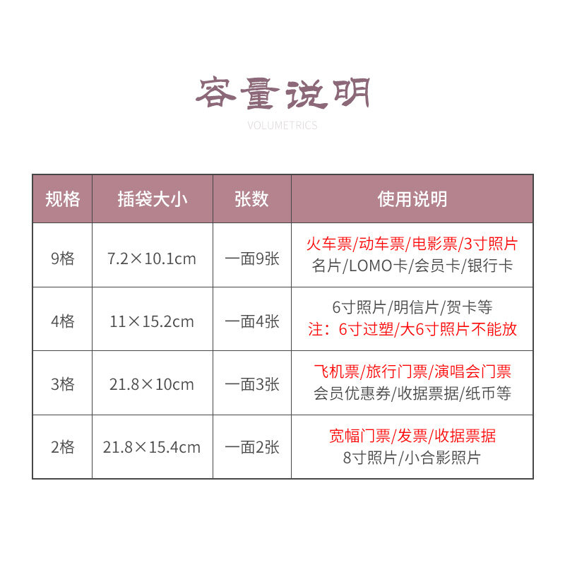 火车票电影票收集册旅行门票飞机票收藏册票据票根收纳纪念相册本 - 图3